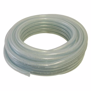 Clear Braided Hose/Tubing (13mm Diameter x 20 Metre Roll)
