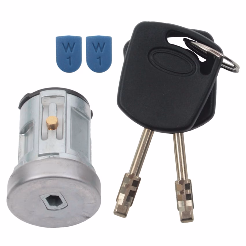 Replacement Ignition Barrel and Keys Set for Ford Figo