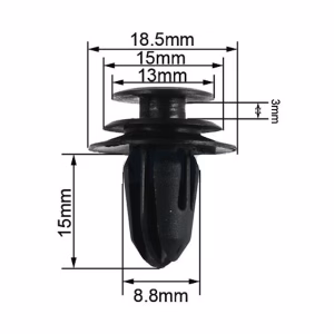 9.7mm Door Panel Clips (Pack of 100)