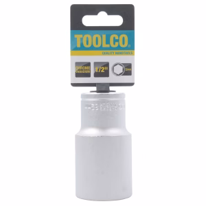 Toolco 1/2" Drive Tube Socket - 32mm x 76mm Long, Chrome Vanadium