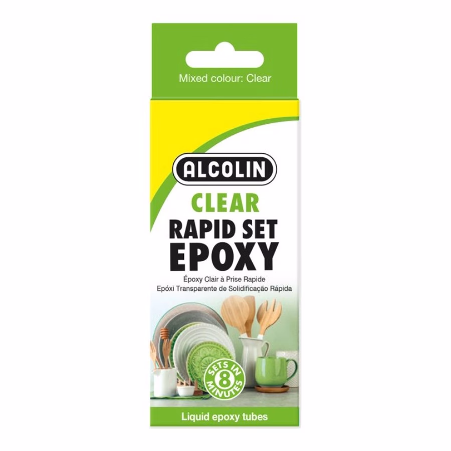 Alcolin Rapid Set Liquid Epoxy - 2 x 20g (Clear)