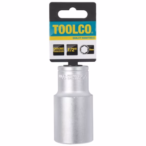 Toolco Tube Socket - 1/2 Inch Drive (30mm x 76mm Long)