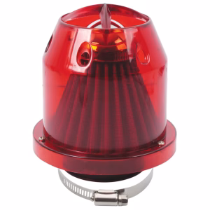 Replacement Air Filter with Transparent Cover - Red