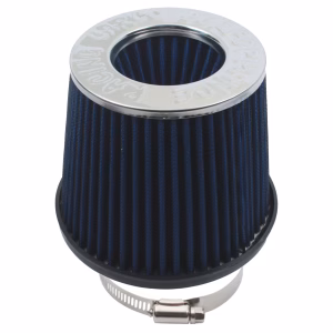 Air Filter with Rubber Base - 76mm (Blue)