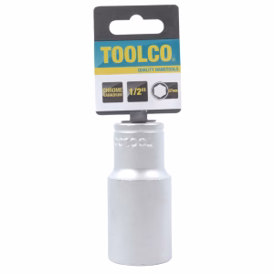 Toolco 1/2 Inch Drive Tube Socket - 27mm x 76mm Long