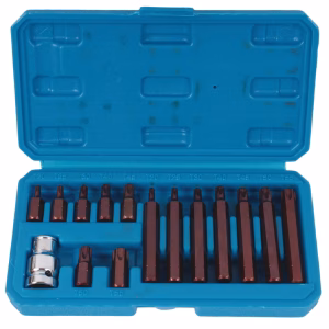 1/2 Inch Drive Torx Bits Set - 15 Pieces