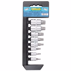 Toolco Splined Bit Socket Set - 8 Pieces