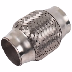 Braided Stainless Steel Interlock Weld-On Flex Exhaust Tail Pipe – 45x100mm
