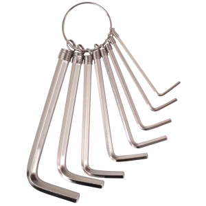 Hoteche 8-Piece Hex Wrench/Allen Key Set with Keyring