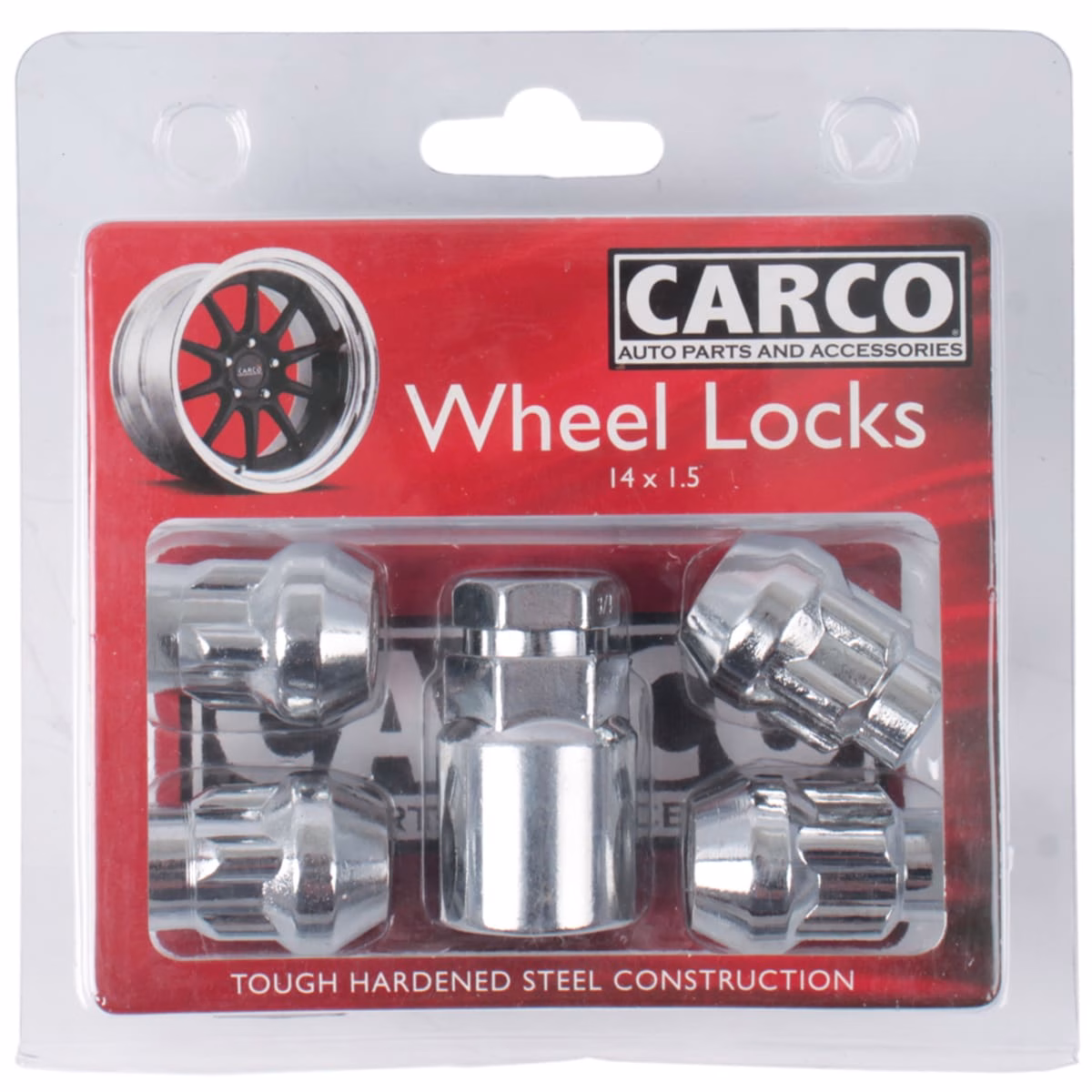 Carco Locking Wheel Nut Set - 14 x 1.5mm