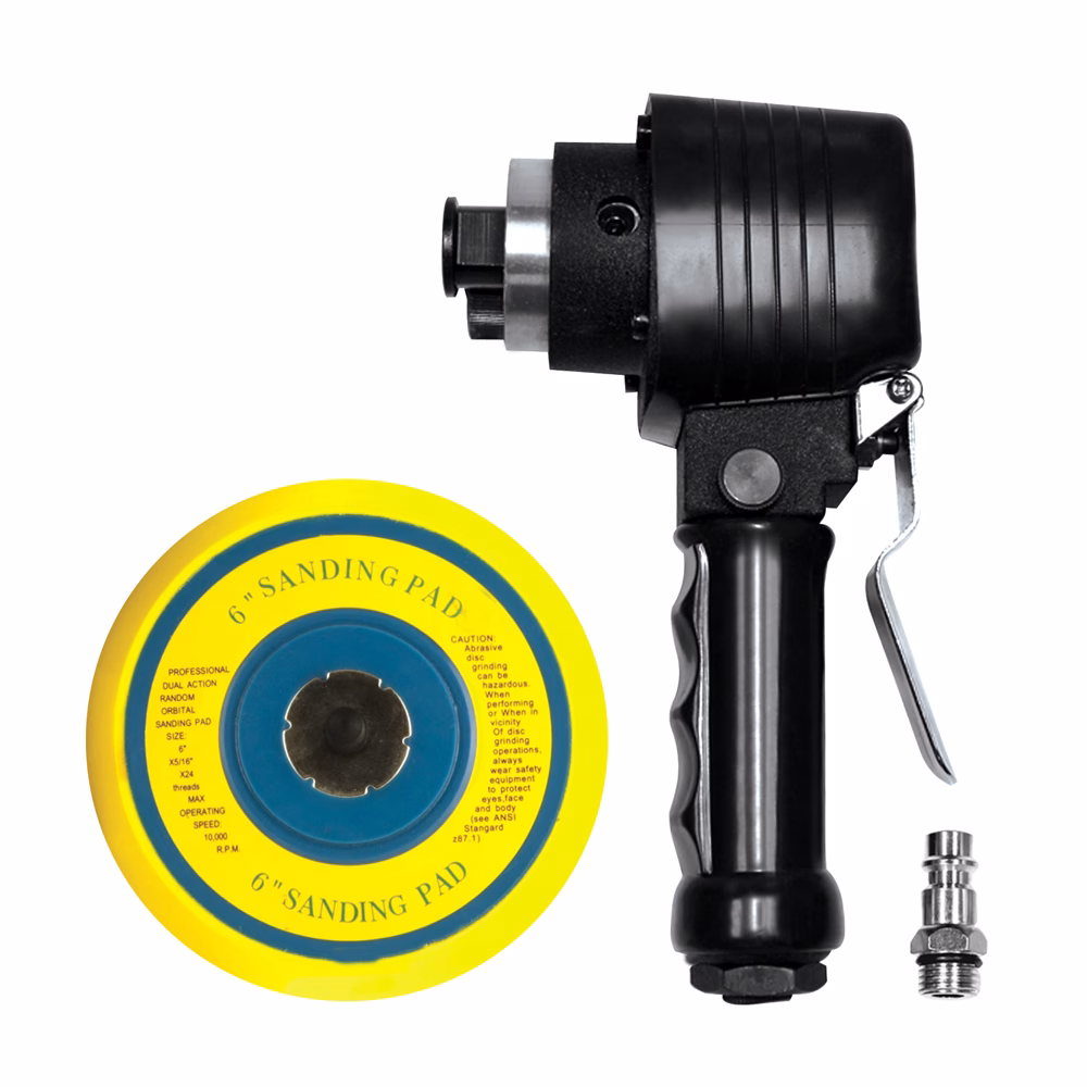 TradeAir Dual Action Pneumatic Sander - 6 Inch/150mm Pad Size