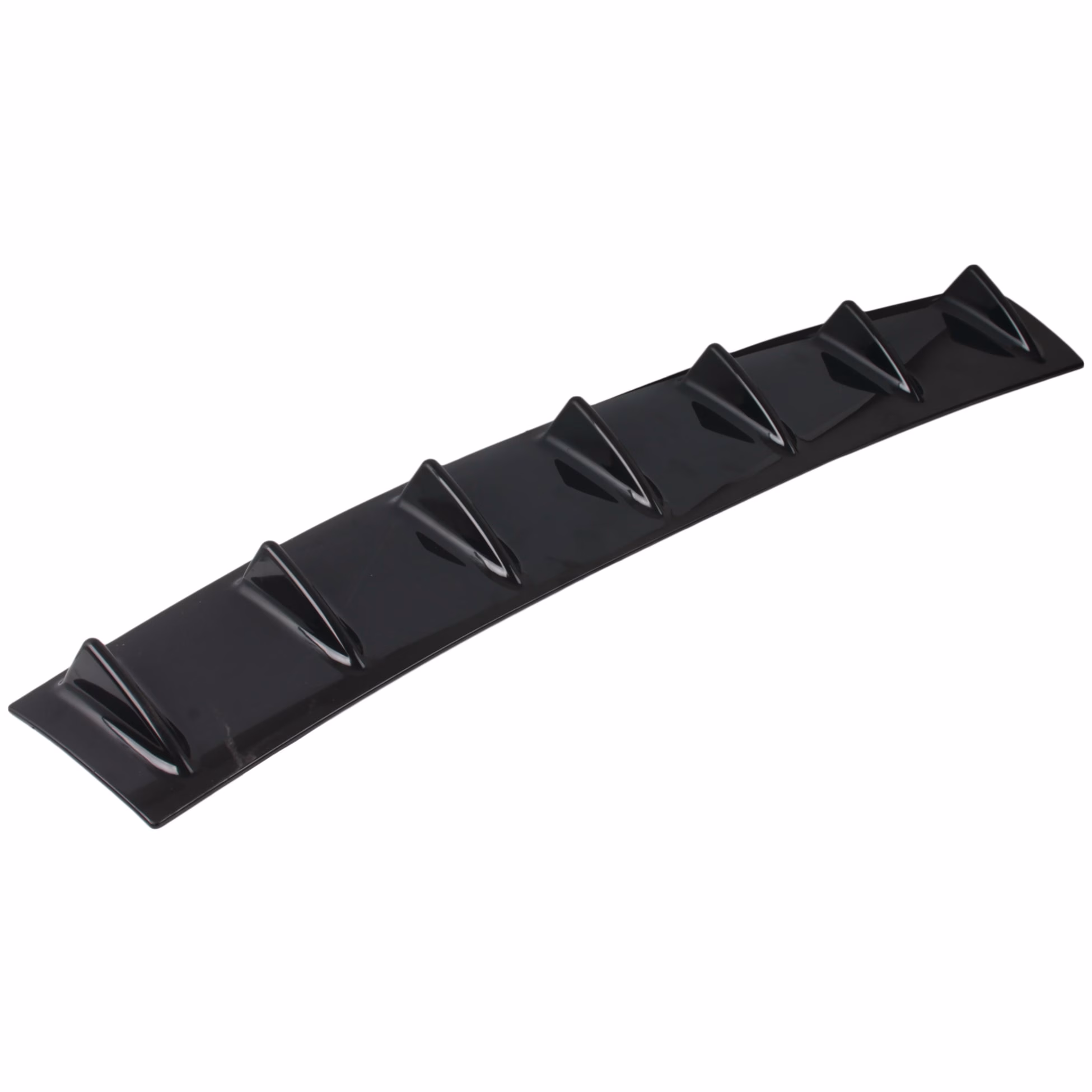 Rear Lower Bumper Lip Spoiler – 7 Fins
