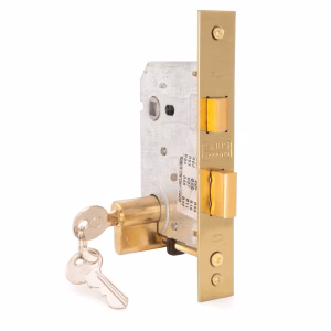 Trojan Hardware Gold Series Lock Body Profile Cylinder Lock - Brass Plated