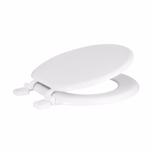 Wooden Toilet Seat - White