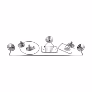 Wildberry 5-Piece Bathroom Accessory Suction Set