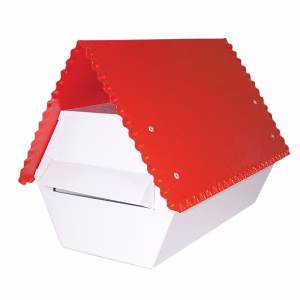 Fragram Electro-Galvanised Letter Box – Red