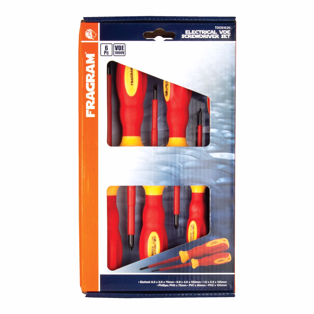 Fragram VDE Electrical Screwdriver Set - 6-Piece - Image 2