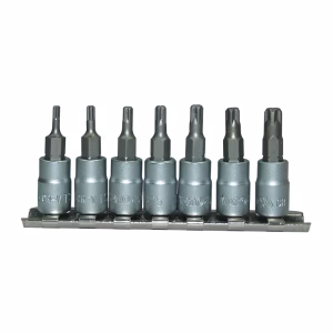 Yato 7-Piece Star Bit Socket Set – 1/4 Inch Drive