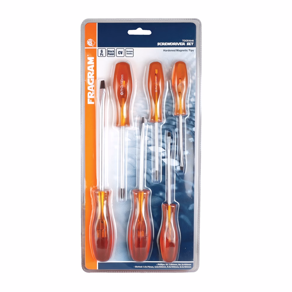 Fragram 6-Piece Black Tip Screwdriver Set - Image 2