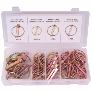 50-Piece Assorted Linch Pin Set