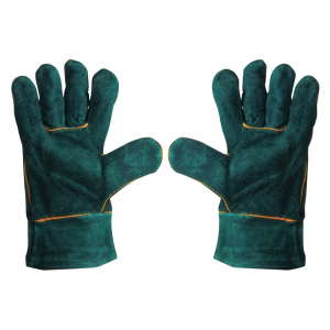 TradeWeld Welding Gloves - 2.5 Inch/Wrist Length (Green)