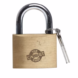 The Cabinet Shop Brass Padlock - 50mm