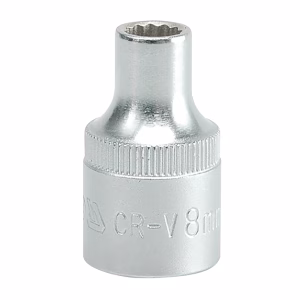Yato 1/2 Inch Drive Bihex Socket - 22 x 38mm (12 Point)