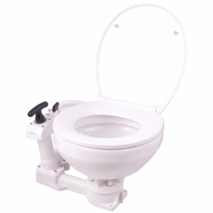 Seaflo Manual Marine Toilet - White (for Boats)