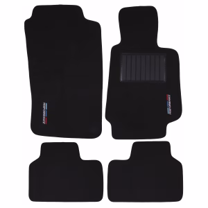 4-Piece Carpet Set Compatible with BMW E36 (Black)