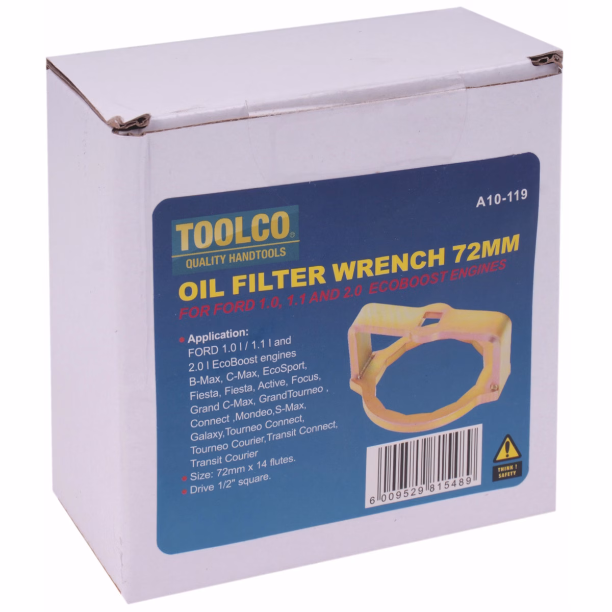 Toolco Oil Filter Wrench Compatible with Ford EcoBoost Engines - 1,1.1 & 2L - Image 2
