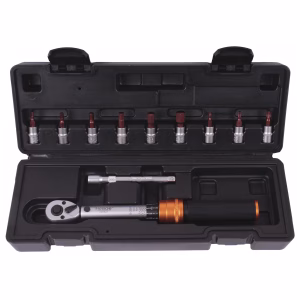 Hoteche 11-Piece Torque Wrench & Bit Set - 1/4" Drive