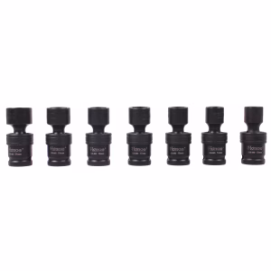Hoteche 7-Piece Universal Metric Impact Socket Set - 1/2" Drive (13-21mm)